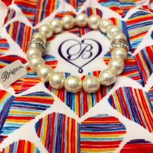 Brighton Neptune's Rings Pearl Stretch Bracelet